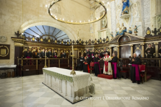 10-Viaje apostólico: Celebración de las Vísperas con sacerdotes, religiosos, religiosas y seminaristas