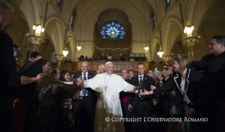 1-Apostolische Reise: Vesperfeier in der Kathedrale St. Patrick