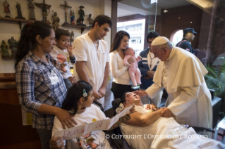 5-Apostolische Reise: Besuch im Kinderkrankenhaus “Niños de Acosta Ñu” 