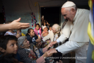 15-Viagem Apostólica: Visita à População de Bañado Norte