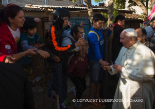 0-Viagem Apostólica: Visita à População de Bañado Norte