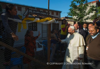 3-Apostolische Reise: Besuch der Bevölkerung von Bañado Norte 