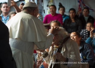 7-Viagem Apostólica: Visita à População de Bañado Norte