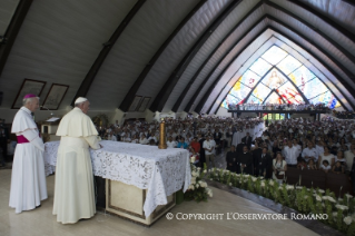 3-Apostolische Reise: Besuch im Heiligtum der g&#xf6;ttlichen Barmherzigkeit von Guayaquil