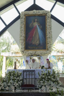 12-Apostolische Reise: Besuch im Heiligtum der g&#xf6;ttlichen Barmherzigkeit von Guayaquil