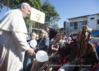 8-Apostolic Journey: Visit to Santa Cruz-Palmasola Rehabilitation Center