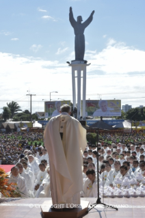 17-Apostolic Journey: Holy Mass in Christ the Redeemer Square (Santa Cruz de la Sierra)