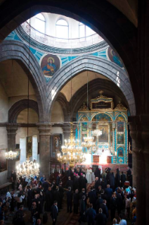 6-Viaje apostólico a Armenia: Visita a la Catedral apostólica armenia de las Siete Llagas de Gyumri