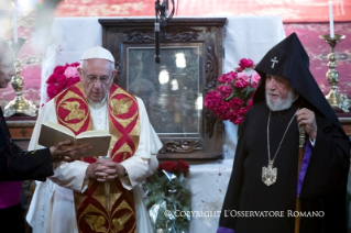 0-Viaje apostólico a Armenia: Visita a la Catedral apostólica armenia de las Siete Llagas de Gyumri