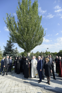 5-Apostolic Journey to Armenia: Visit to the Tzitzernakaberd Memorial Complex