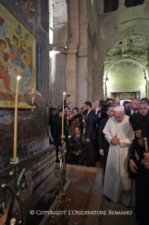 0-Apostolische Reise nach Georgien und Aserbaidschan: Besuch der Swetizchoweli-Kathedrale von Mzcheta