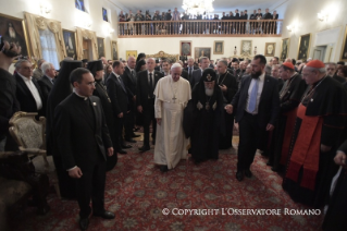 5-Apostolische Reise nach Georgien und Aserbaidschan: Begegnung mit Seiner Seligkeit Ilia II., Katholikos-Patriarch von ganz Georgien