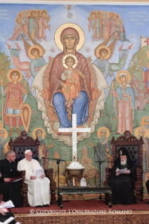 7-Viaggio Apostolico in Georgia e Azerbaijan: Incontro con Sua Santit&#xe0; e Beatitudine Ilia II, Catholicos e Patriarca di tutta la Georgia