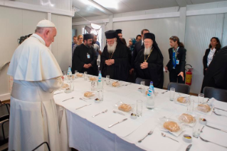 8-Besuch von Papst Franziskus in Lesbos  (Griechenland)