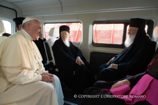 1-Besuch von Papst Franziskus in Lesbos  (Griechenland)