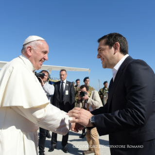 2-Besuch von Papst Franziskus in Lesbos  (Griechenland)