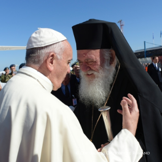 3-Besuch von Papst Franziskus in Lesbos  (Griechenland)