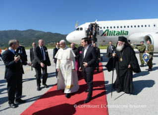 4-Besuch von Papst Franziskus in Lesbos  (Griechenland)