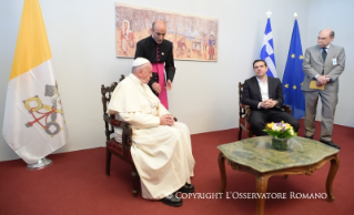 6-Besuch von Papst Franziskus in Lesbos  (Griechenland)