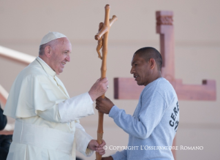 6-Apostolische Reise nach Mexiko: Besuch der Strafvollzugsanstalt von Ciudad Juárez 