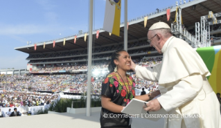 12-Apostolische Reise nach Mexiko: Begegnung mit den Jugendlichen