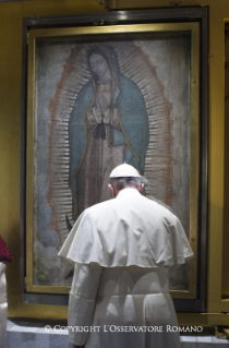 12-Apostolische Reise nach Mexiko: Eucharistiefeier in der Basilika von Guadalupe
