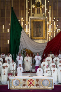 17-Apostolische Reise nach Mexiko: Eucharistiefeier in der Basilika von Guadalupe