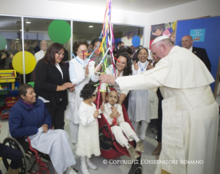 23-Apostolische Reise nach Mexiko: Besuch im Kinderkrankenhaus Federico Gómez