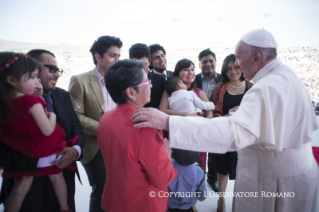 8-Apostolic Journey to Mexico: Meeting with families in the &#x201c;V&#xed;ctor Manuel Reyna&#x201d; stadium