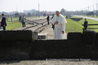 7-Viagem Apostólica à Polônia: Visita ao Campo de concentração de Birkenau 