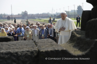 8-Viagem Apostólica à Polônia: Visita ao Campo de concentração de Birkenau 