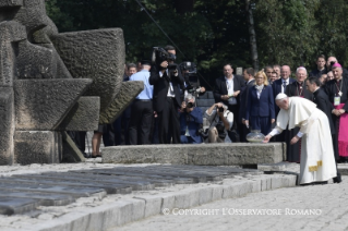 9-Viagem Apostólica à Polônia: Visita ao Campo de concentração de Birkenau 
