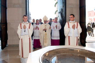 18-Apostolic Journey to Poland: Holy Mass with Priests, Men and Women Religious, Consecrated Persons and Polish Seminarians&#xa0;gathered in St John Paul II Shrine