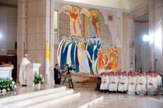 21-Apostolic Journey to Poland: Holy Mass with Priests, Men and Women Religious, Consecrated Persons and Polish Seminarians&#xa0;gathered in St John Paul II Shrine