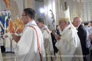6-Apostolic Journey to Poland: Holy Mass with Priests, Men and Women Religious, Consecrated Persons and Polish Seminarians&#xa0;gathered in St John Paul II Shrine