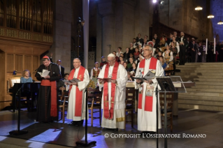 1-Apostolische Reise nach Schweden: Öumenisches Gebet in der Lutherischen Kathedrale von Lund