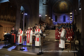 2-Viaje apostólico a Suecia: Oración ecuménica conjunta en la Catedral luterana de Lund 