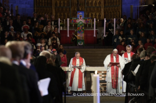 3-Viaje apostólico a Suecia: Oración ecuménica conjunta en la Catedral luterana de Lund 