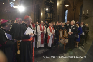 6-Viaje apostólico a Suecia: Oración ecuménica conjunta en la Catedral luterana de Lund 