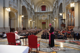 8-Pastoralbesuch in Cesena und Bologna: Begegnung mit Priestern, Ordensleuten, Seminaristen und St&#xe4;ndigen Diakonen
