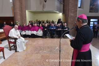 4-Visite pastorale à Cesena : Rencontre avec le clergé, les consacrés, les laïcs des Conseils pastoraux, les membres de la Curie et les représentants des paroisses