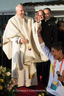 15-Viaggio Apostolico in Colombia: Arrivo alla Nunziatura Apostolica