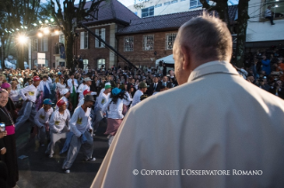 2-Viaggio Apostolico in Colombia: Arrivo alla Nunziatura Apostolica