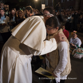 0-Viaggio Apostolico in Colombia: Parole del Santo Padre alla Nunziatura Apostolica di Bogot&#xe1;