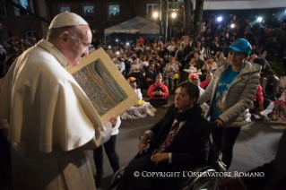 1-Viaje apostólico a Colombia: Palabras del Santo Padre en la Nunciatura apostólica