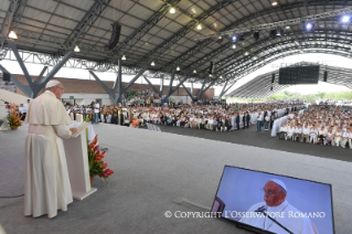9-Voyage apostolique en Colombie : Grande rencontre de pri&#xe8;re pour la R&#xe9;conciliation nationale