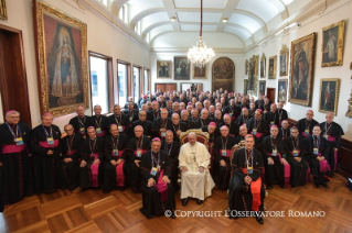12-Apostolic Journey to Colombia: Encounter with the Bishops