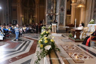 6-Visita pastoral a Génova: Encuentro con los j&#xf3;venes de la Misi&#xf3;n Diocesana