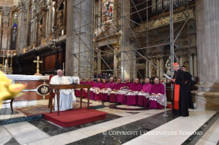 6-Pastoral Visit to Genoa: Encounter with the Bishops of Liguria, clergy, seminarians and religious of the region, lay curial collaborators and representatives of other religious confessions in San Lorenzo Cathedral