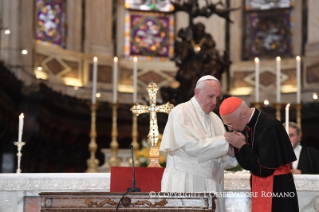0-Visite pastorale à Gênes : Rencontre avec les évêques, le clergé, les séminaristes et les religieux de la région, les collaborateurs laïcs de la Curie et les représentants d'autres confessions
